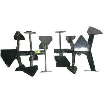 Фреза "Гусиные лапки" HUTER для МК-7000,МК-7500,МК-8000 шестигранник 23 мм (2 шт.) Фреза "Гусиные лапки" HUTER для МК-7000,МК-7500,МК-8000 шестигранник 23 мм (2 шт.)